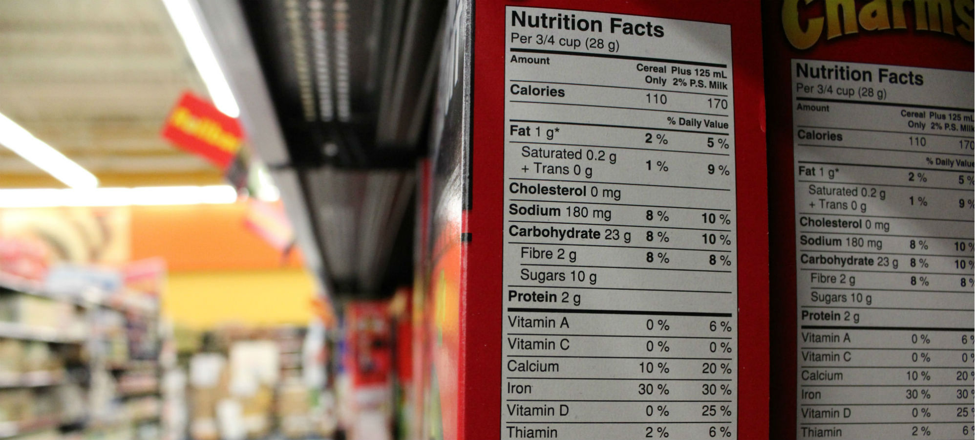 Canada Cooking Up A New Food Guide Capital News Online   Close Up Nutrition Facts  