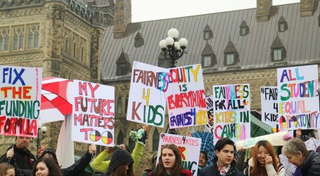 Protesters demand fairness for First Nations children