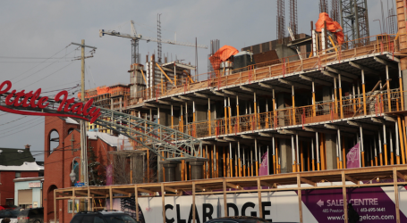 Construction resumes on Claridge Icon condo tower