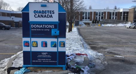 City not responsible for picking up items left on the ground near donation bins