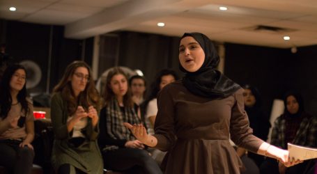 Women step up and slam down at poetry night