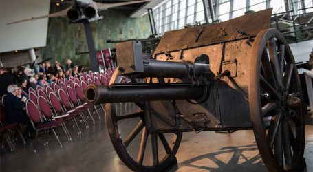 Canadian cannon comes home