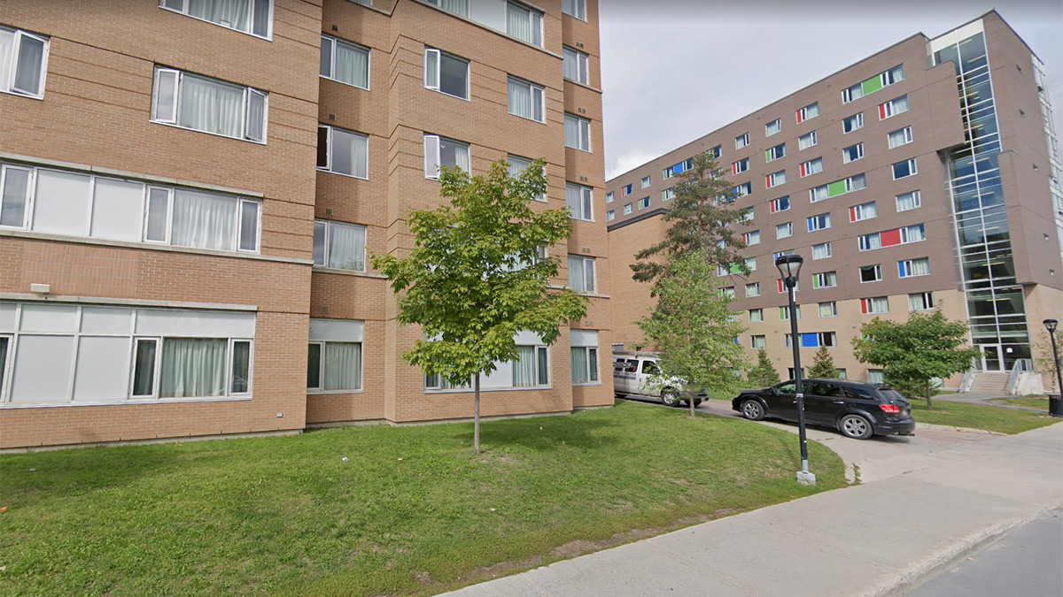 Photo of residence buildings at Carleton University.
