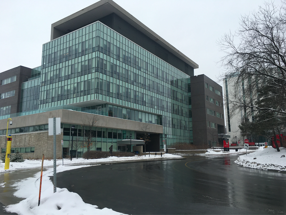 Richcraft Hall, home of Carleton University's journalism department, a month before campus closed to students.