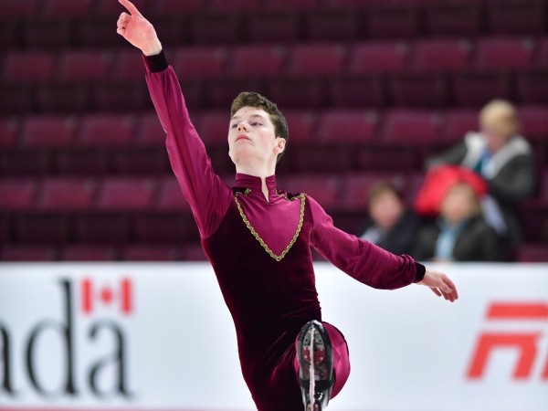 A photo of figure skater Daniel Kreft. 