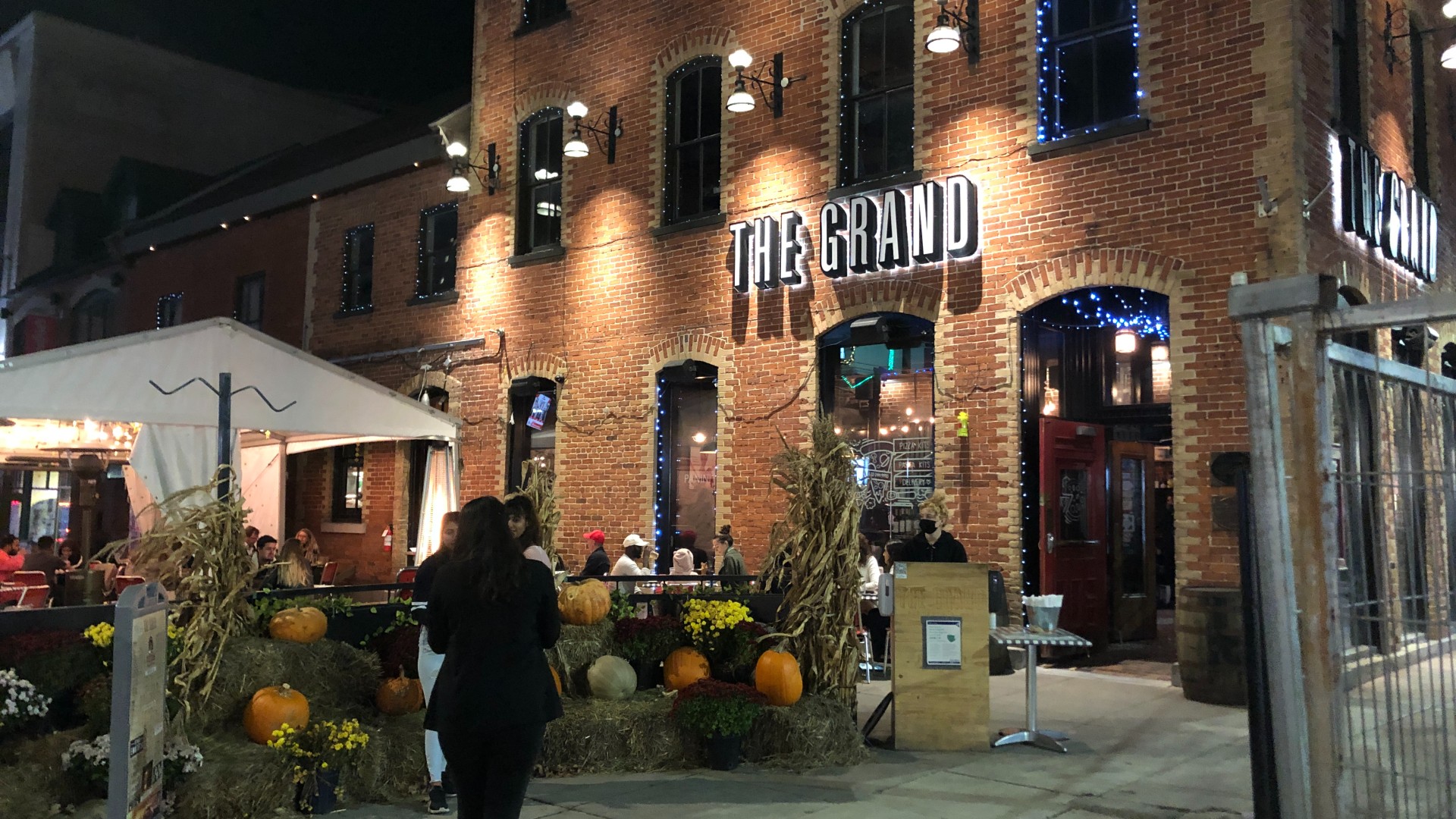 The entrance of The Grand Pizzeria and Bar in By-Ward Market