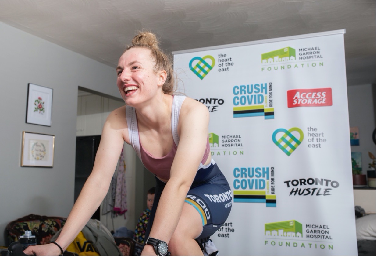 Ottawa’s Lucy Hempstead crushes indoor cycling world record and raises funds for mental health