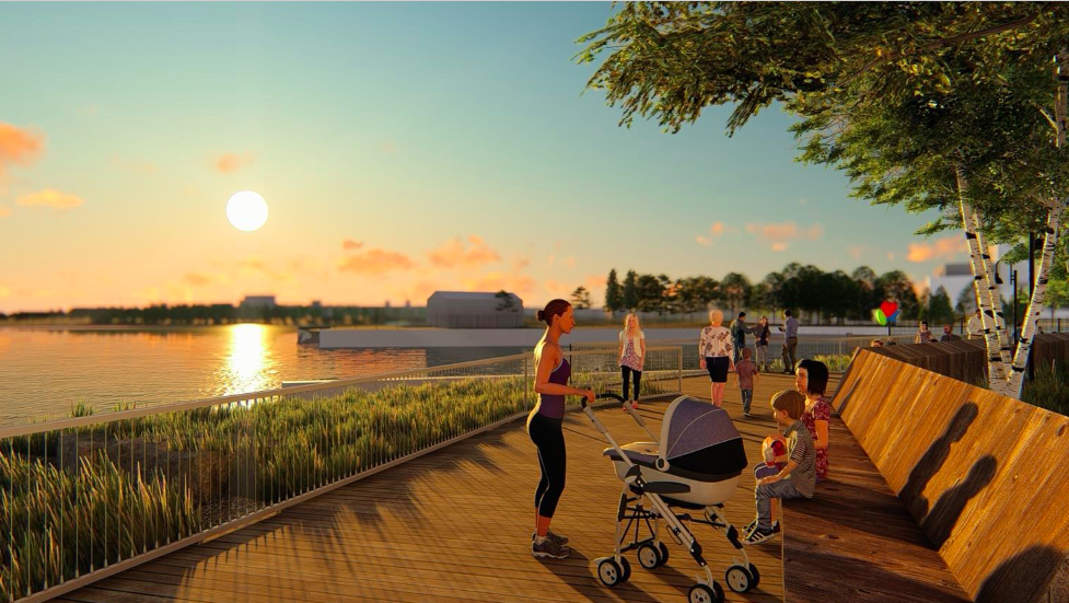 Stunning ‘sunset’ park planned for controversial Zibi development on Ottawa River
