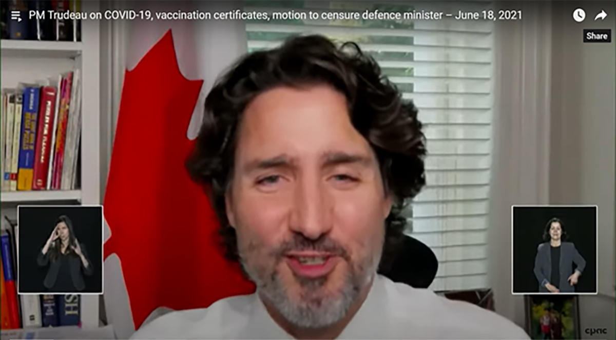 Canada embarking on a slow journey to allow fully vaccinated people to travel, Trudeau says