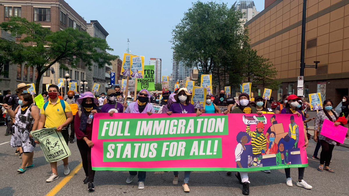 Migrants, refugees call on the federal government for meaningful immigration reform allowing access to permanent residency