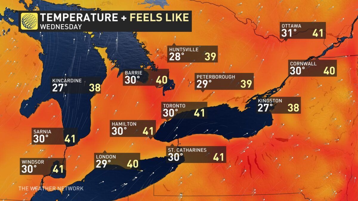 Heatwave and severe storms to roil  Ontario