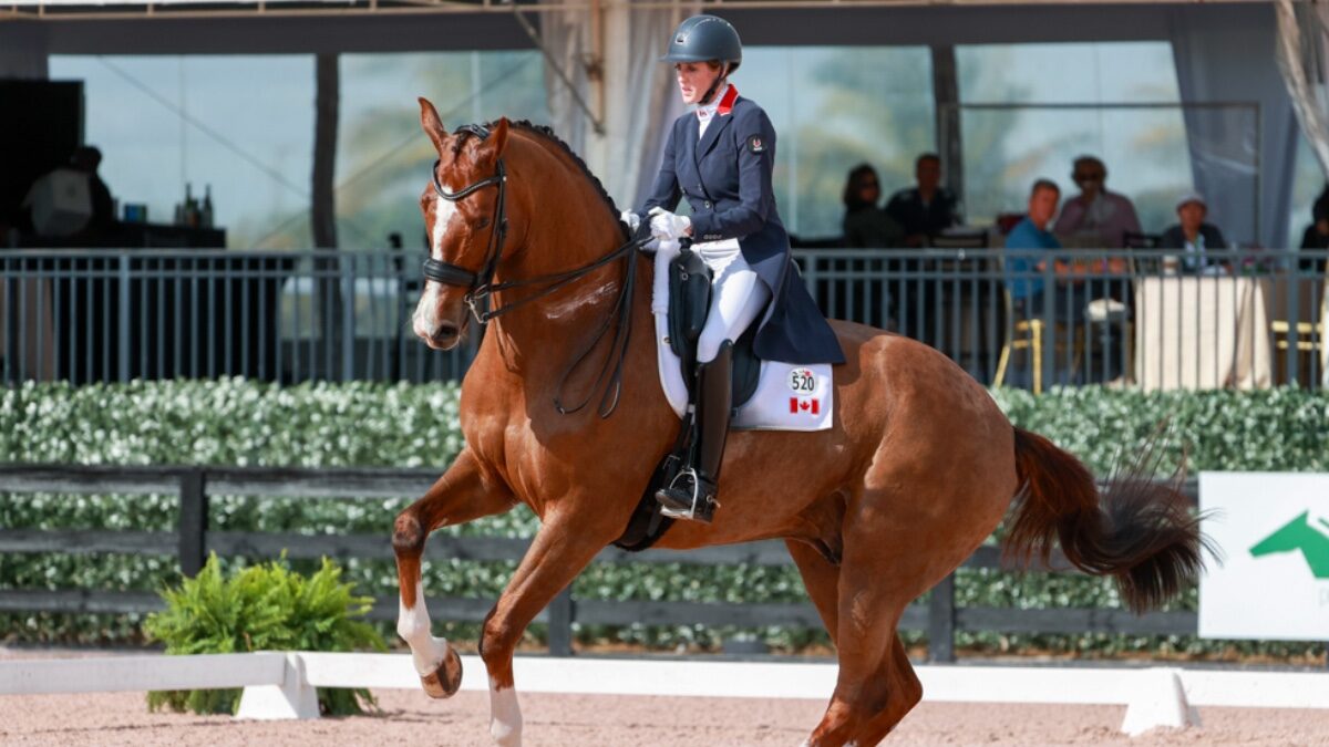 Olympian Brittany Fraser-Beaulieu sets Canadian freestyle dressage record in Tokyo with her horse All In