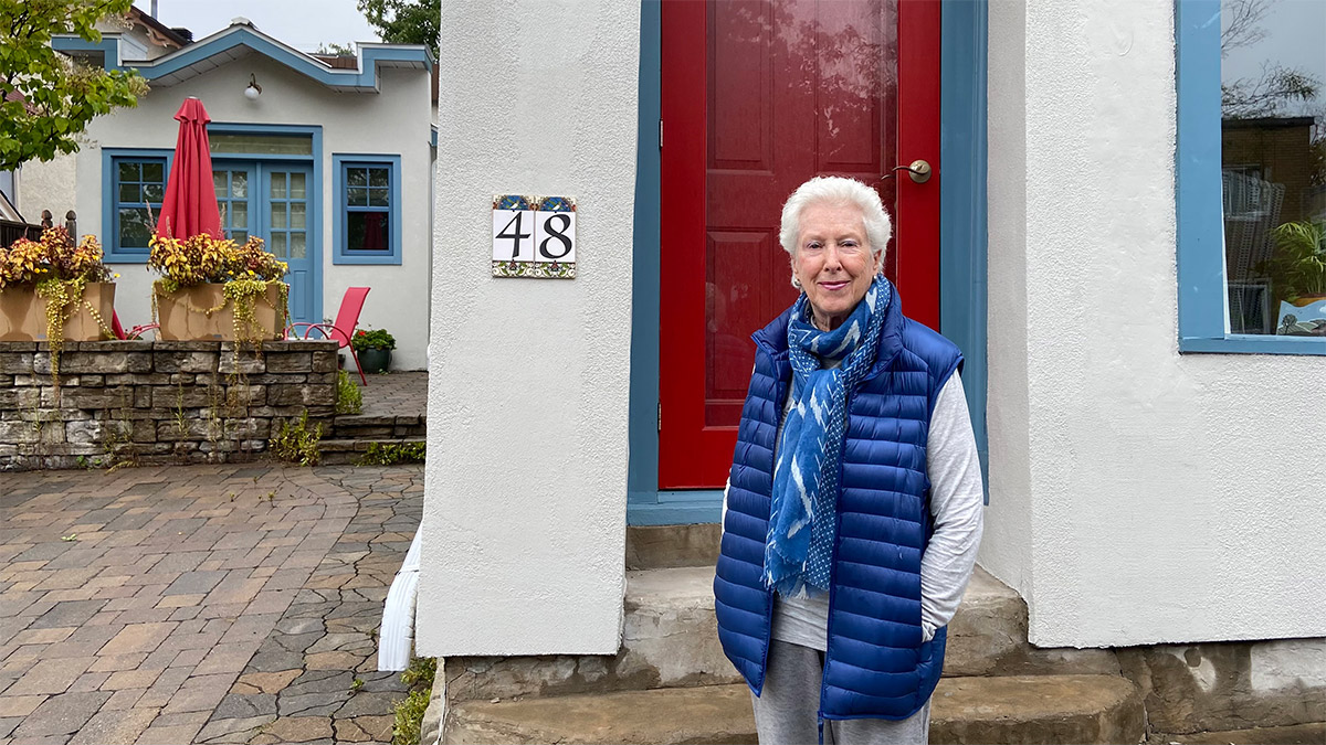 Gail McEachern stands in front of her New Edinburgh heritage home, which she purchased in 1995 and renovated.