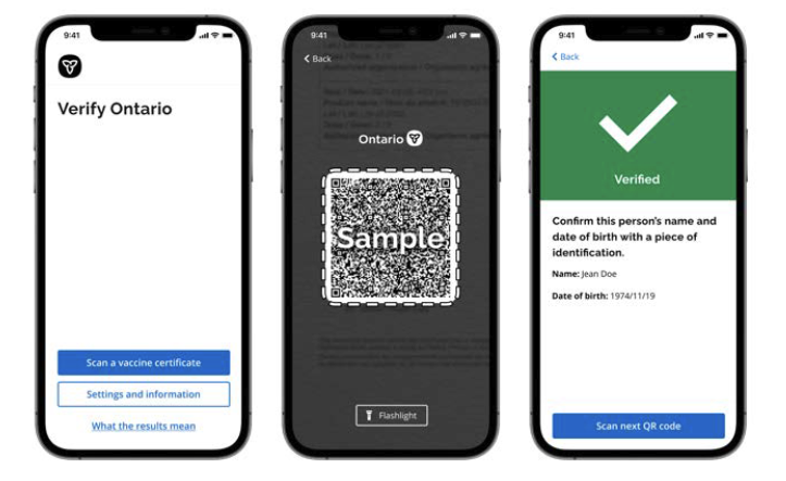 Verify Ontario app helping businesses ensure customers are fully vaxxed