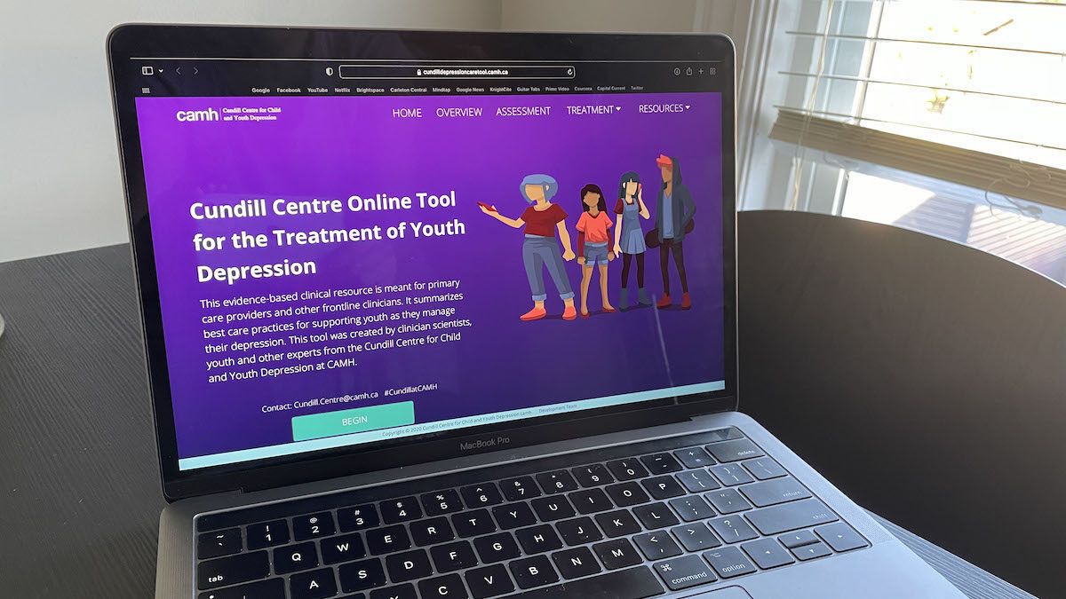 CAMH launches online tool to improve care for youth with depression