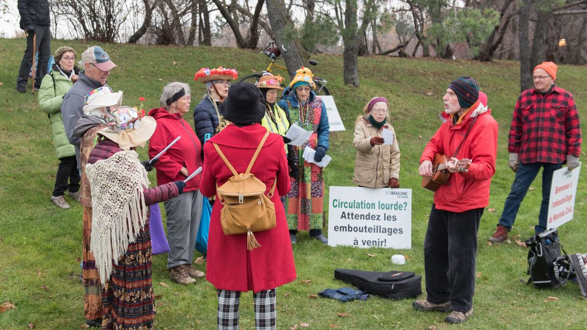 Artists, activists sing for the trees threatened by Ottawa Hospital’s planned Civic campus