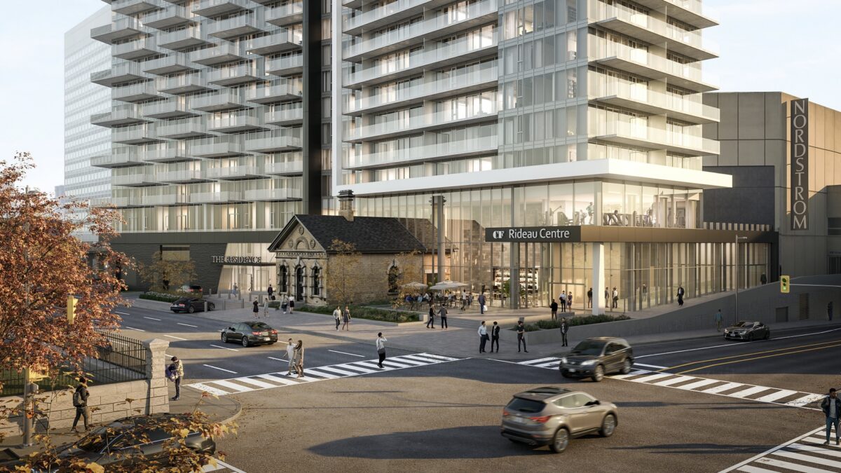 Developer intends to preserve landmark Registry Office in high-rise residential extension to Rideau Centre