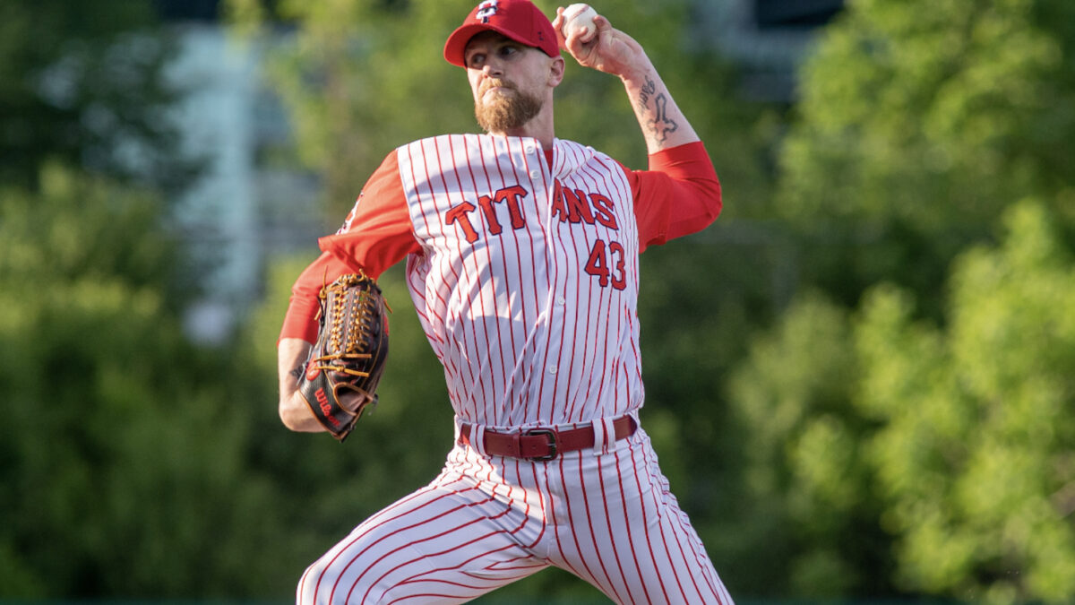 Pitcher Evan Grills dominates for Ottawa Titans in historic home opener