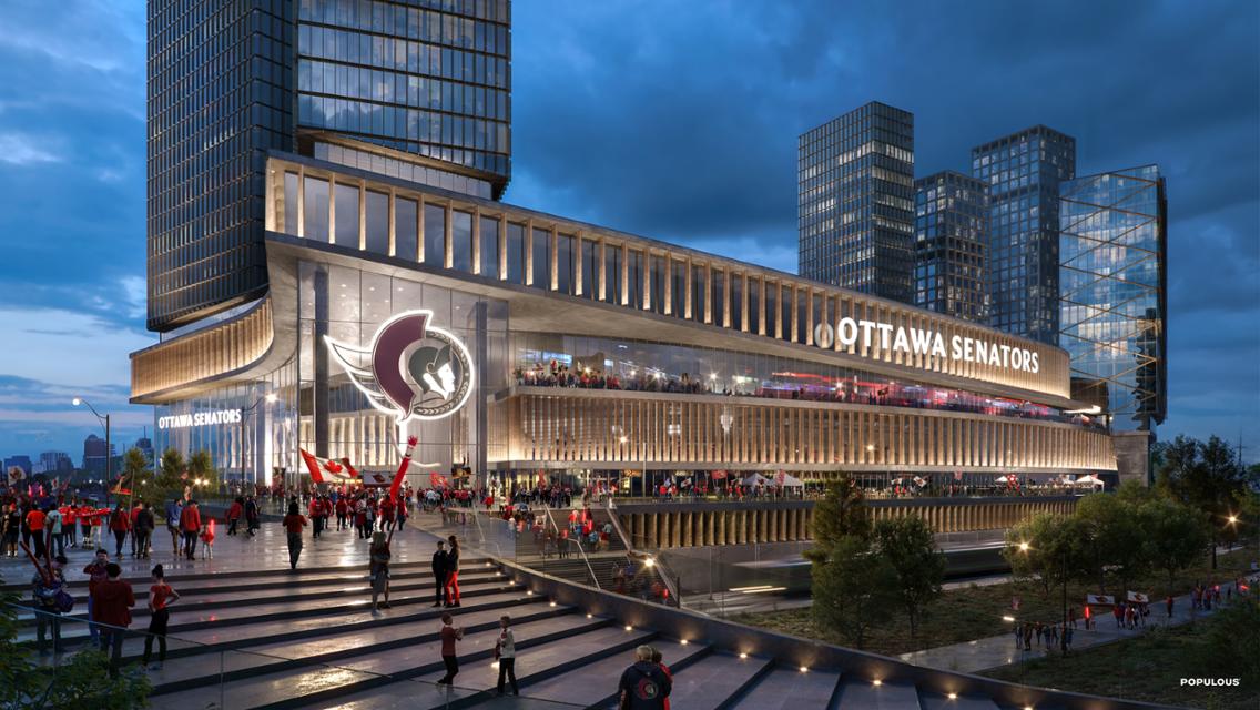 NCC unveils new partnership with the Ottawa Senators to build arena in LeBreton Flats
