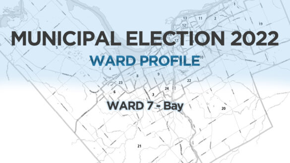 Map of Bay Ward in Ottawa