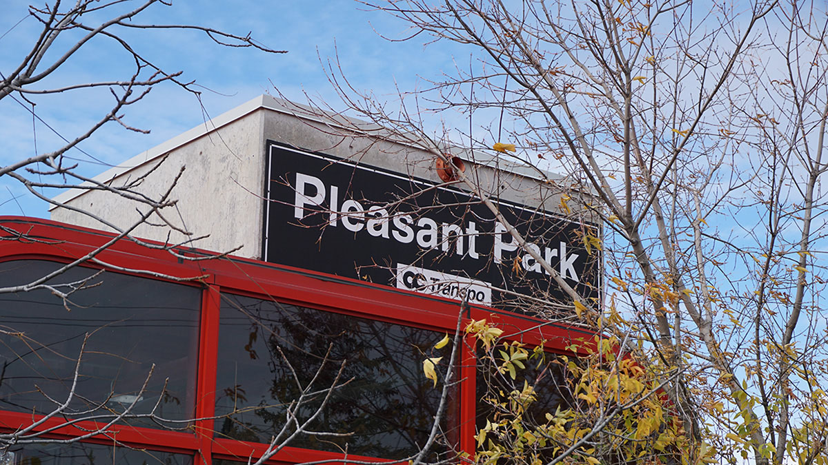 Pleasant Park Station is one of the stops in Alta Vista along the rapid bus line.