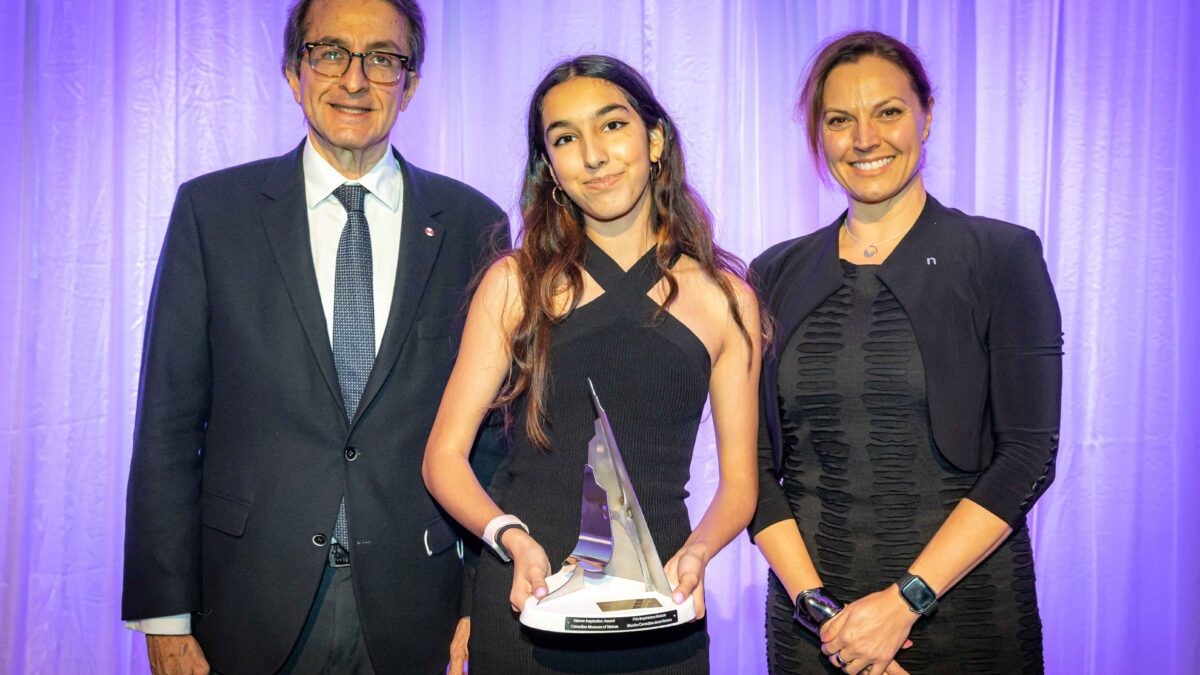 Teen science whiz adds Nature Inspiration Award to long list of achievements