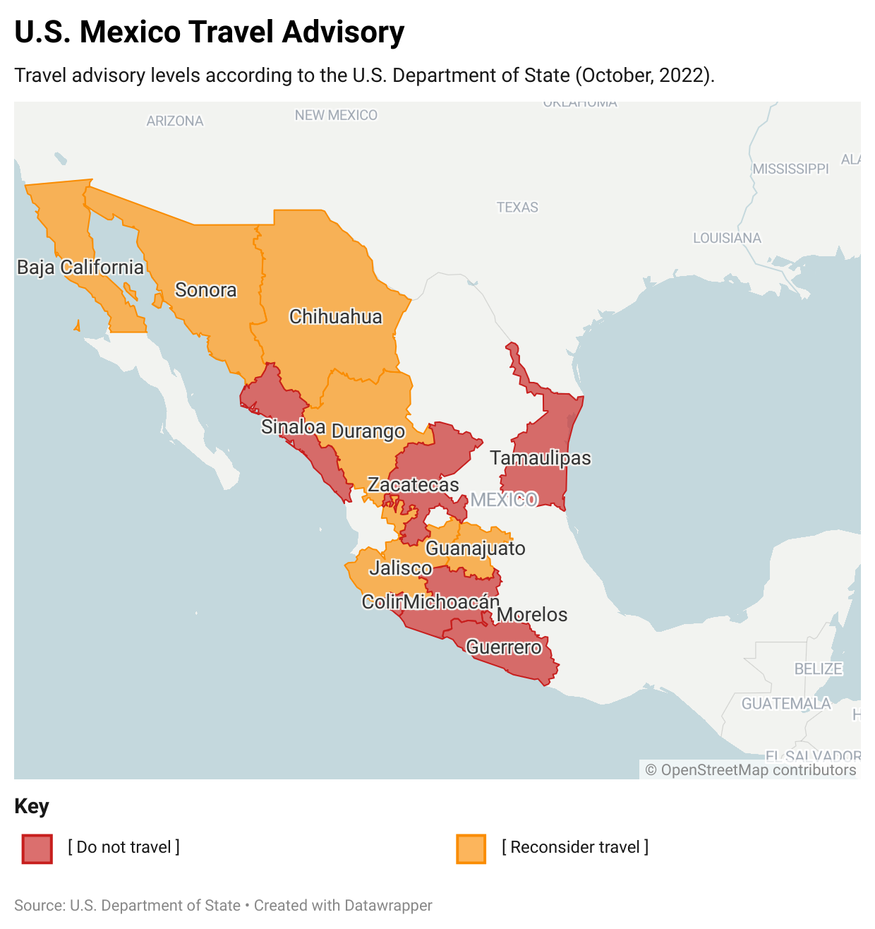 canadian government travel warning mexico