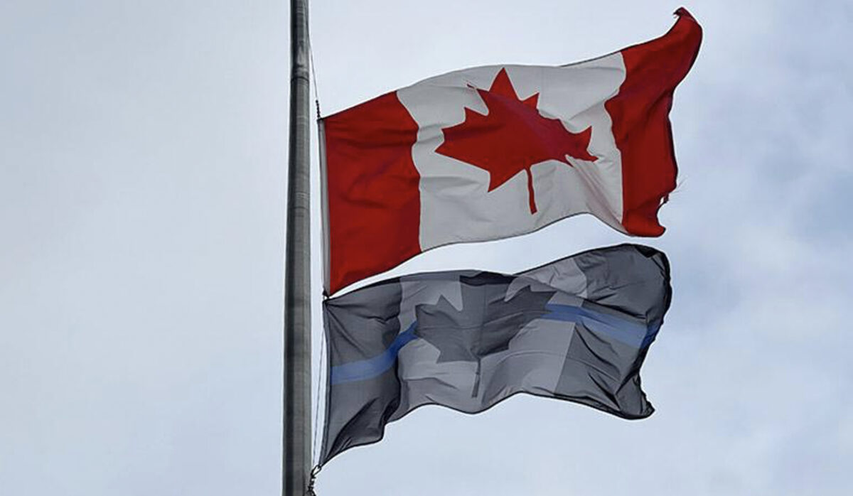 Police association defies critics, vows to keep flying divisive 'thin blue  line' flag - Capital Current