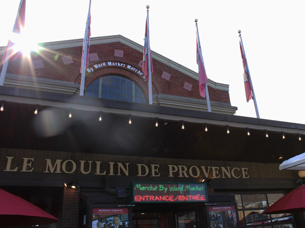 Le Mouline de Provence restaurant.