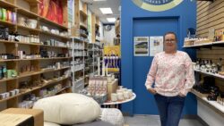 Jackie Morphy poses for a photo in her store, All Eco.