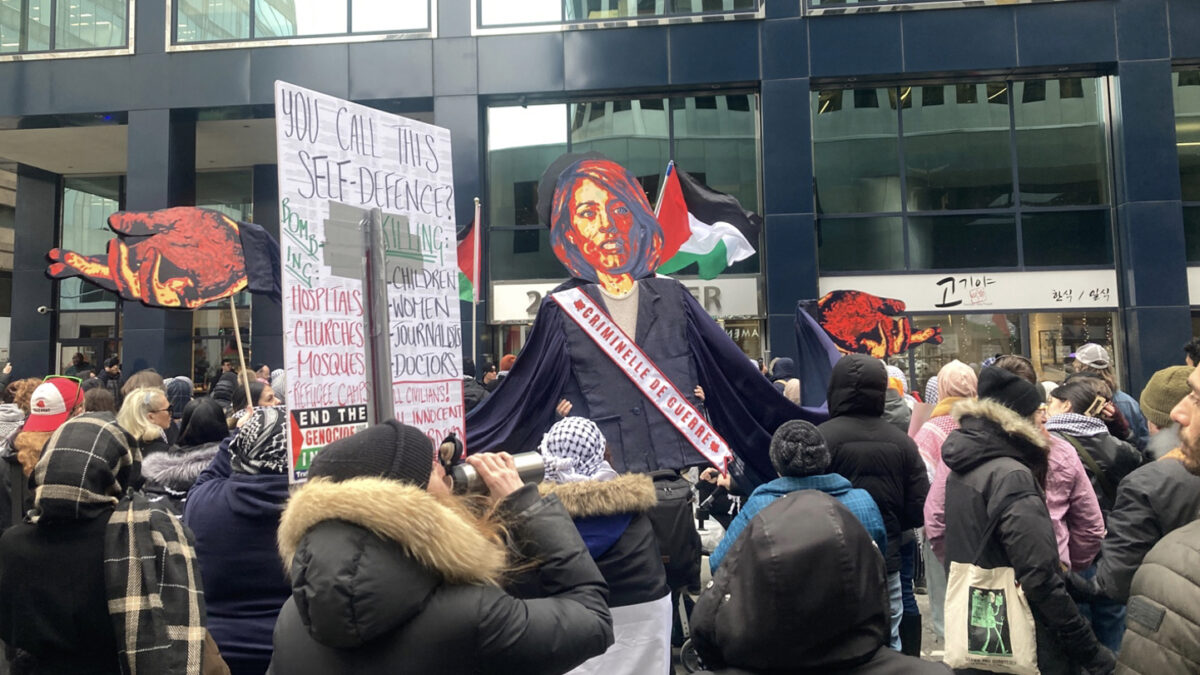 Pro-Palestine protest targets Canadian government, alleged weapons suppliers