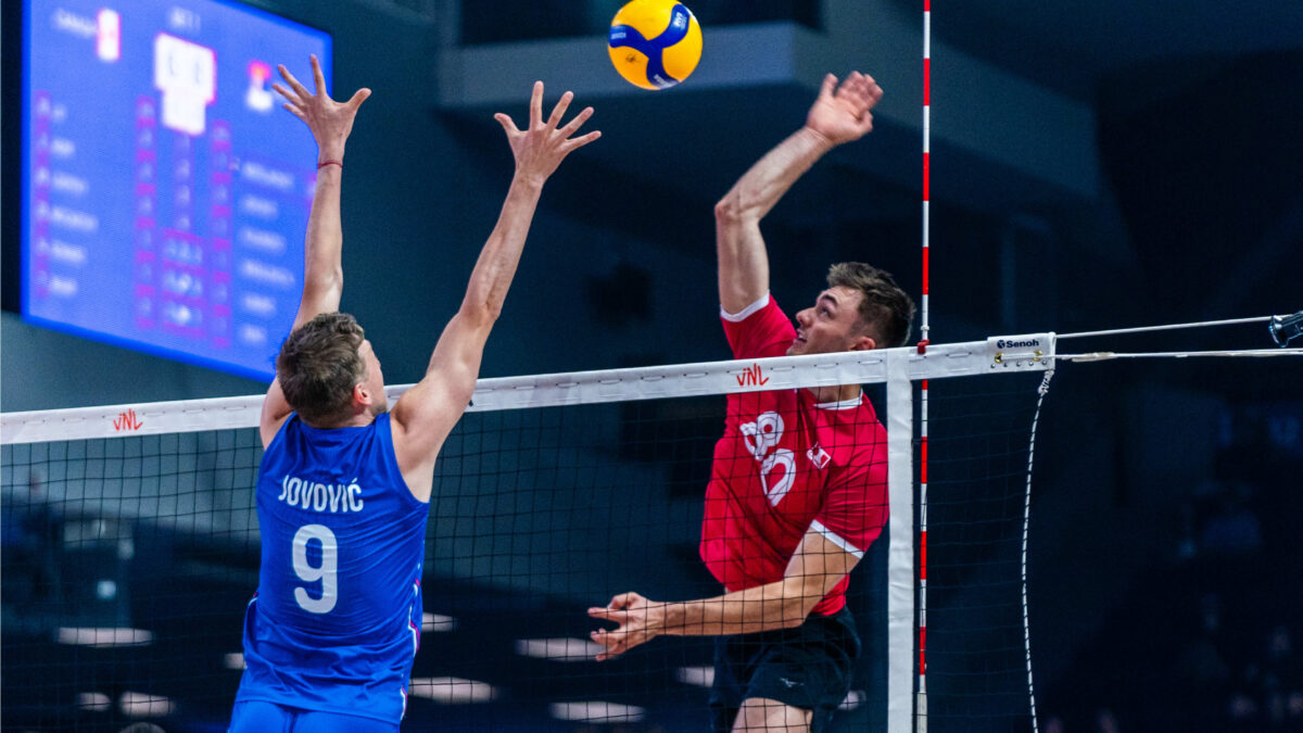 Nations League: Canadian Volleyball team loses final match to Serbia