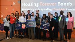 non-profit team at the launch of the Housing Forever Bonds Campaign.